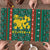 Bulgaria Christmas Puzzle with Green-Red Theme, Golden Lion, and Santa Sleigh Motif - Wonder Print Shop
