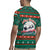 Bulgaria Christmas Rugby Jersey with Green-Red Theme, Golden Lion, and Santa Sleigh Motif - Wonder Print Shop