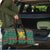 Bulgaria Christmas Travel Bag with Green-Red Theme, Golden Lion, and Santa Sleigh Motif - Wonder Print Shop