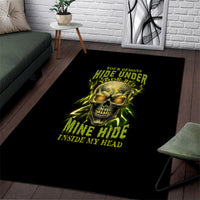 Your Demons Hide Under Your Bed Area Rug - Wonder Print Shop