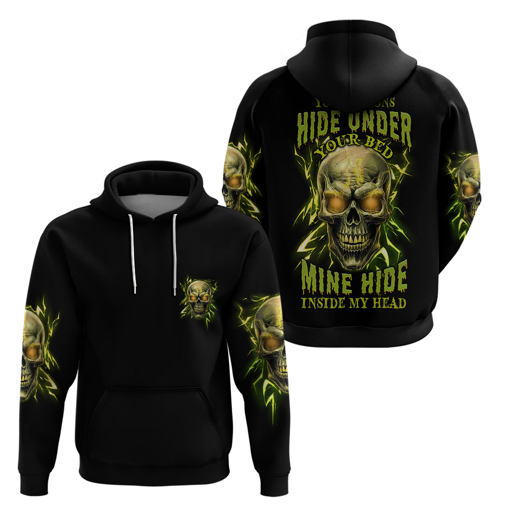Your Demons Hide Under Your Bed Hoodie - Wonder Print Shop