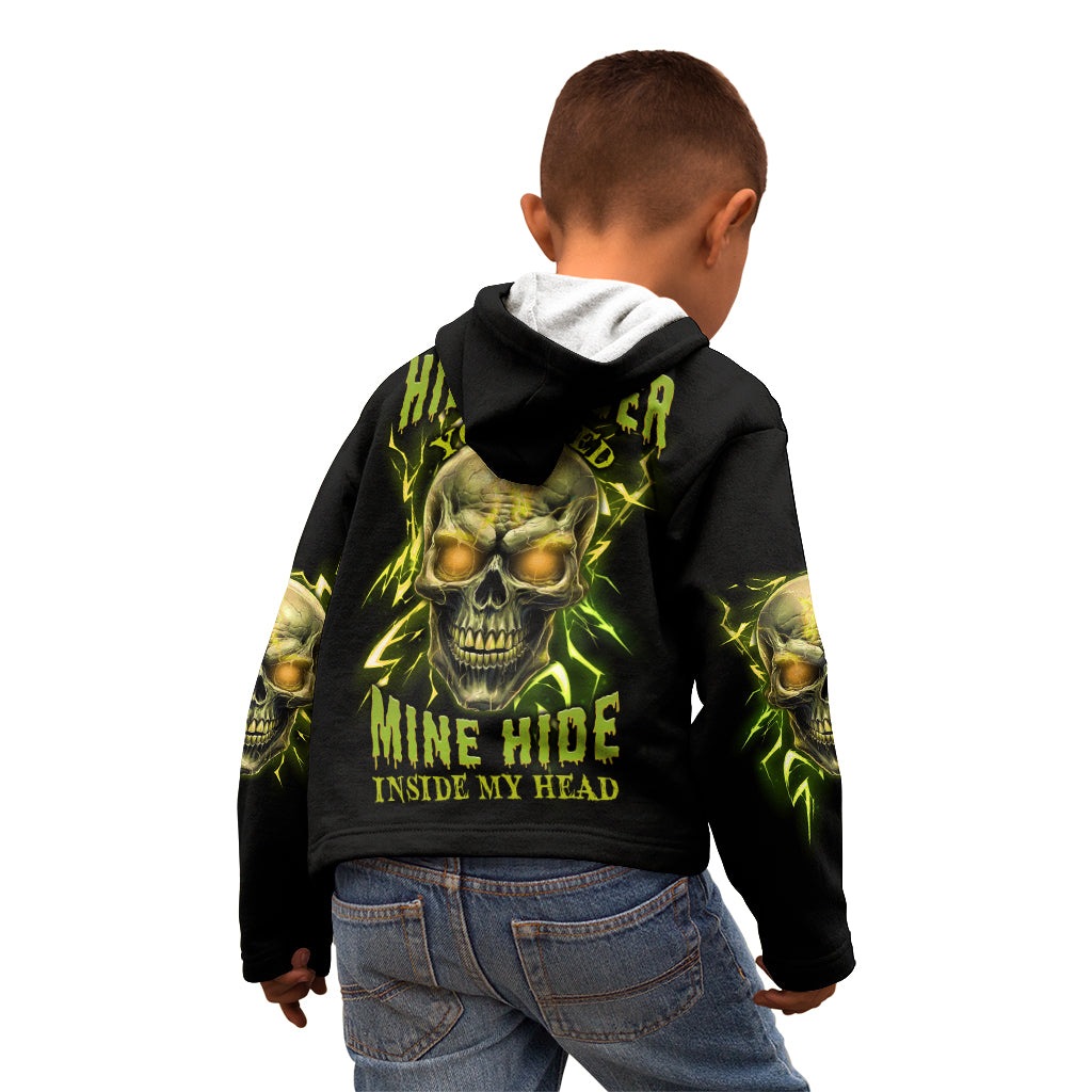 Your Demons Hide Under Your Bed Kid Hoodie - Wonder Print Shop