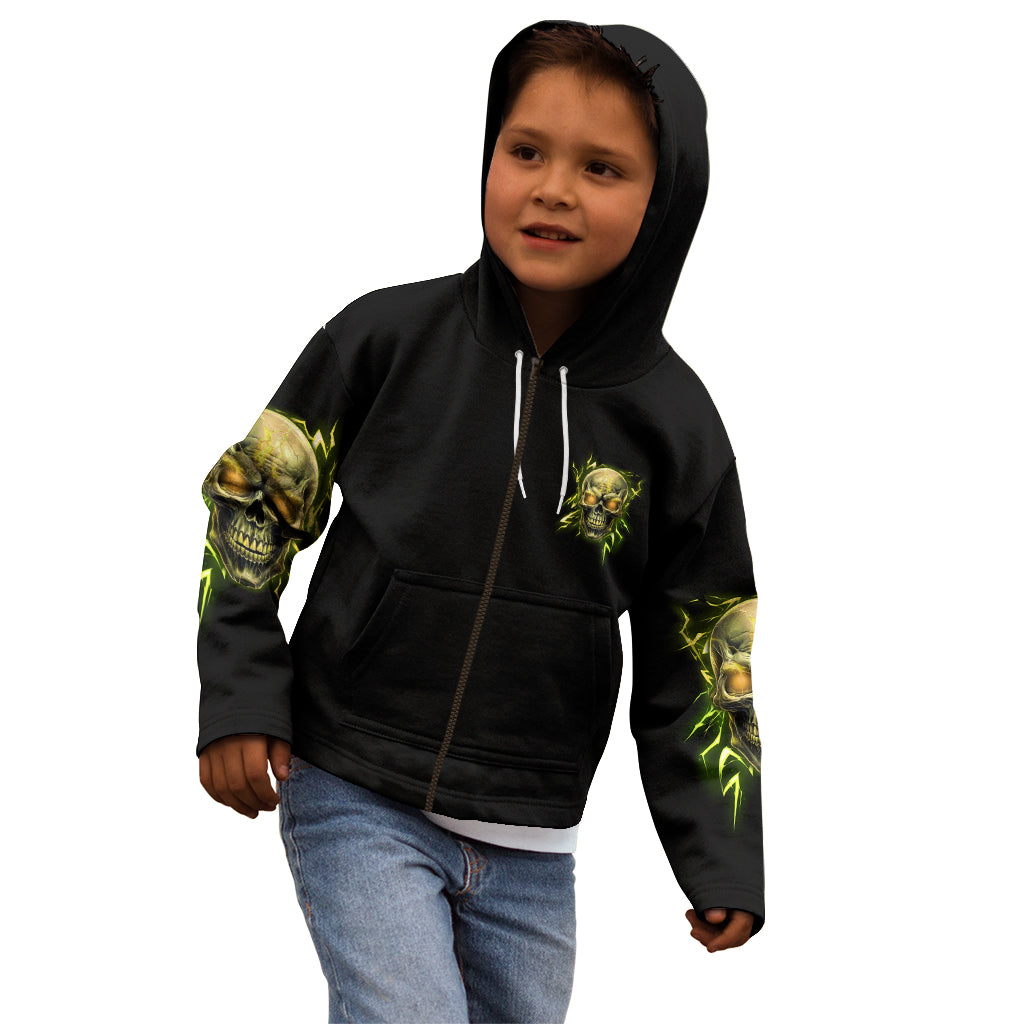 Your Demons Hide Under Your Bed Kid Hoodie - Wonder Print Shop