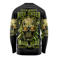 Your Demons Hide Under Your Bed Long Sleeve Shirt - Wonder Print Shop
