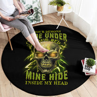 your-demons-hide-under-your-bed-round-carpet