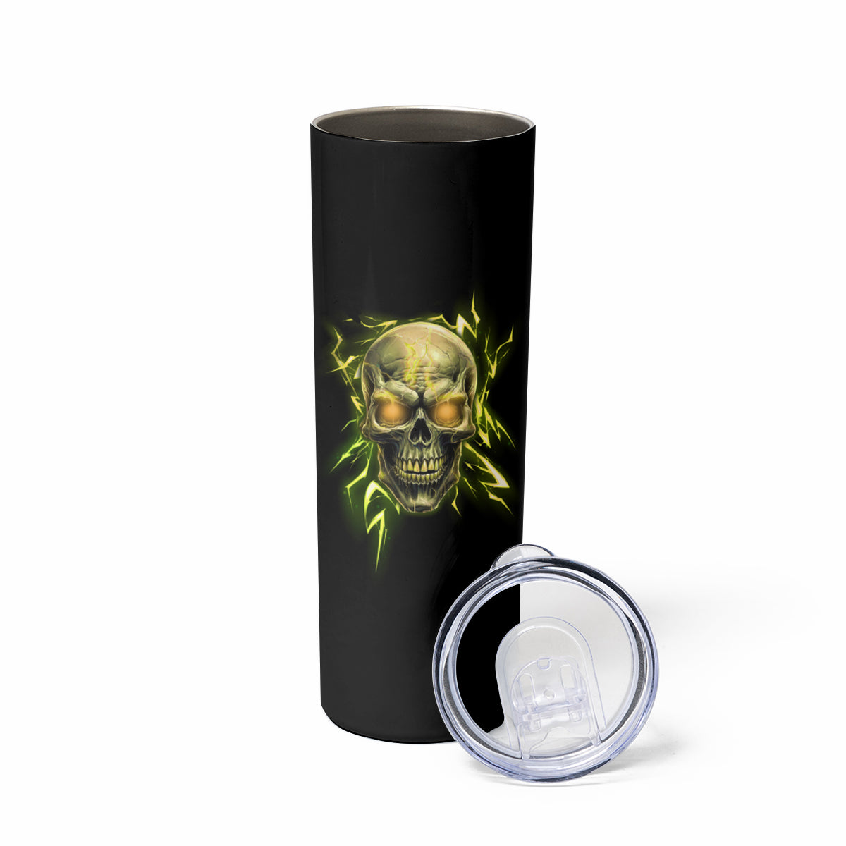 Your Demons Hide Under Your Bed Skinny Tumbler - Wonder Print Shop
