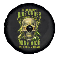 Your Demons Hide Under Your Bed Spare Tire Cover - Wonder Print Shop