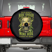 Your Demons Hide Under Your Bed Spare Tire Cover - Wonder Print Shop
