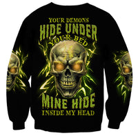Your Demons Hide Under Your Bed Sweatshirt - Wonder Print Shop