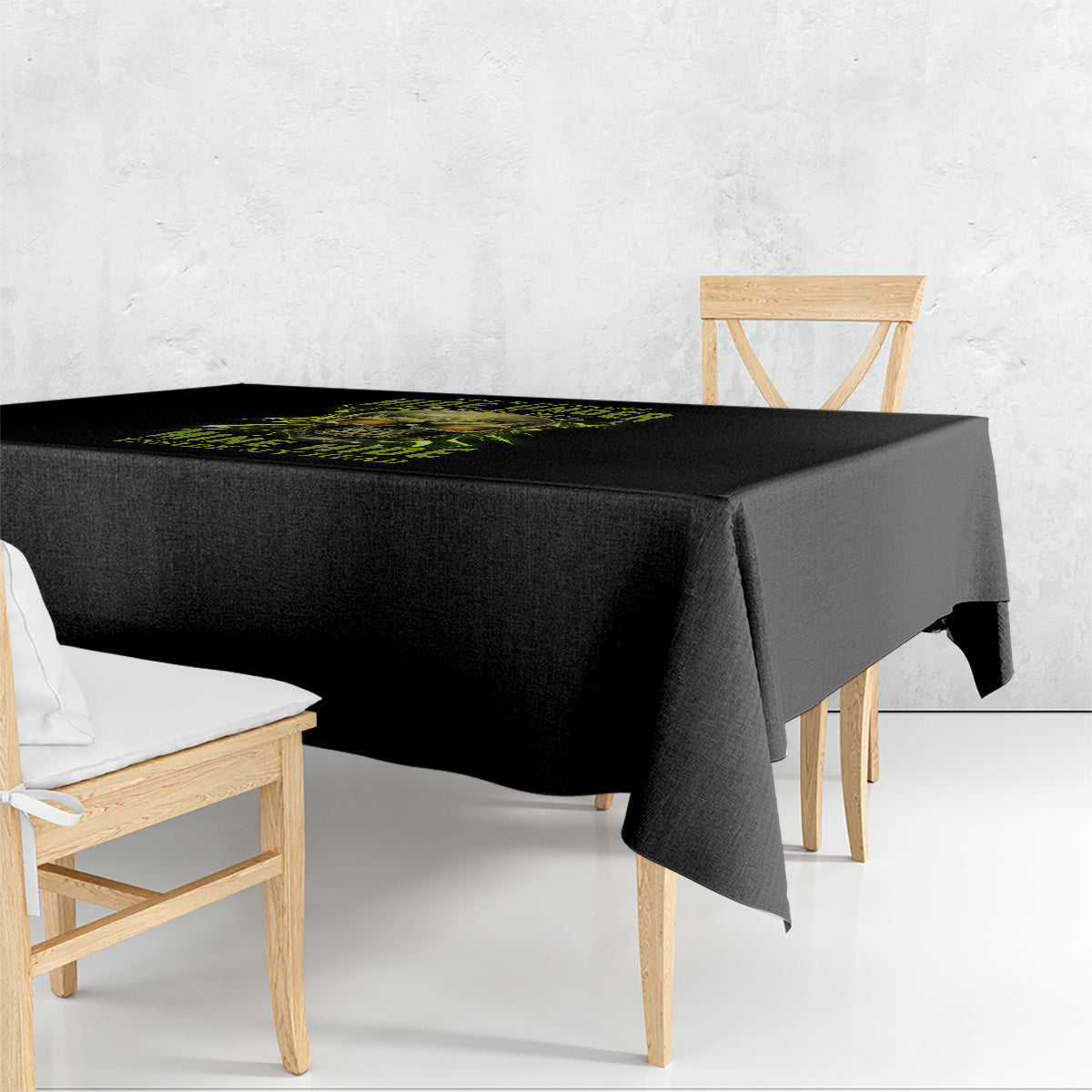 Your Demons Hide Under Your Bed Tablecloth - Wonder Print Shop