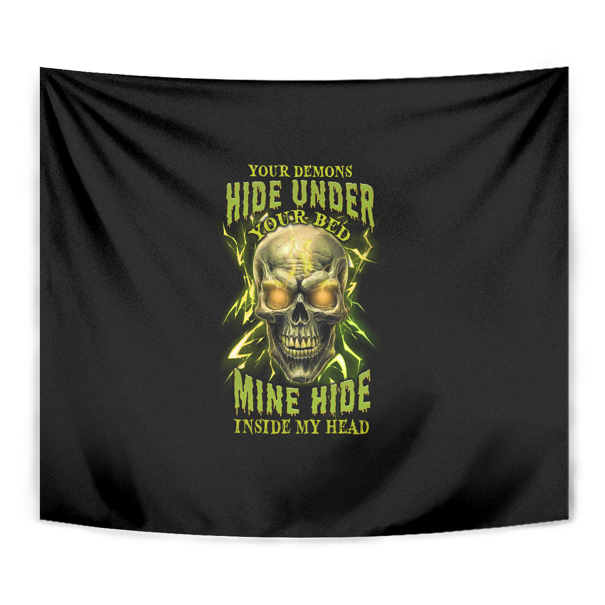 Your Demons Hide Under Your Bed Tapestry - Wonder Print Shop