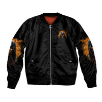 When I Was Born Reaper Fire Bomber Jacket - Wonder Print Shop
