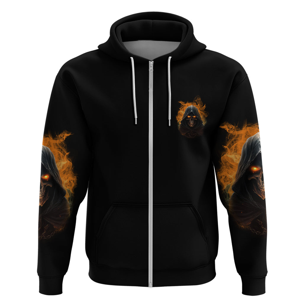 When I Was Born Reaper Fire Hoodie - Wonder Print Shop