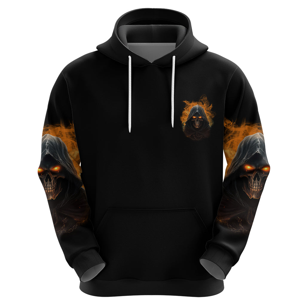 When I Was Born Reaper Fire Hoodie - Wonder Print Shop