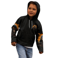 When I Was Born Reaper Fire Kid Hoodie - Wonder Print Shop