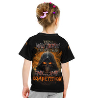 When I Was Born Reaper Fire Kid T Shirt - Wonder Print Shop