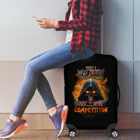 When I Was Born Reaper Fire Luggage Cover - Wonder Print Shop