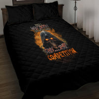 When I Was Born Reaper Fire Quilt Bed Set - Wonder Print Shop