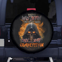 When I Was Born Reaper Fire Spare Tire Cover - Wonder Print Shop