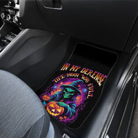 In My Defense I Was Left Unsupervised Halloween Car Mats - Wonder Print Shop