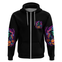 In My Defense I Was Left Unsupervised Halloween Hoodie - Wonder Print Shop