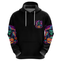 In My Defense I Was Left Unsupervised Halloween Hoodie - Wonder Print Shop