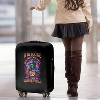In My Defense I Was Left Unsupervised Halloween Luggage Cover - Wonder Print Shop