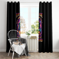 In My Defense I Was Left Unsupervised Halloween Window Curtain - Wonder Print Shop