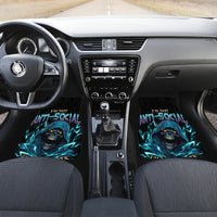 I'm Not Anti-social Mad Reaper Skull Car Mats - Wonder Print Shop