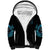 I'm Not Anti-social Mad Reaper Skull Sherpa Hoodie - Wonder Print Shop