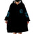I'm Not Anti-social Mad Reaper Skull Wearable Blanket Hoodie - Wonder Print Shop