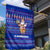 Cambodia Christmas Garden Flag with Santa in Traditional Outfit Elephant Dancers and Snowflake Pattern - Wonder Print Shop