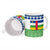 Central African Republic Christmas Ceramic Mug with Santa and Safari Animals Baobab Trees Snowflakes and Tribal Pattern - Wonder Print Shop