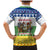 Central African Republic Christmas Family Matching Mermaid Dress and Hawaiian Shirt with Santa and Safari Animals Baobab Trees Snowflakes and Tribal Pattern - Wonder Print Shop