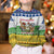 Central African Republic Christmas Kid Ugly Christmas Sweater with Santa and Safari Animals Baobab Trees Snowflakes and Tribal Pattern - Wonder Print Shop