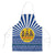 Central African Republic Christmas Apron with Drumming Kids Beat of Joy Tribal Pattern and Snowflakes - Wonder Print Shop