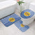 Central African Republic Christmas Bathroom Set with Drumming Kids Beat of Joy Tribal Pattern and Snowflakes - Wonder Print Shop