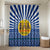 Central African Republic Christmas Bathroom Set with Drumming Kids Beat of Joy Tribal Pattern and Snowflakes - Wonder Print Shop