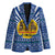 Central African Republic Christmas Blazer with Drumming Kids Beat of Joy Tribal Pattern and Snowflakes - Wonder Print Shop