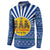 Central African Republic Christmas Button Sweatshirt with Drumming Kids Beat of Joy Tribal Pattern and Snowflakes - Wonder Print Shop