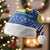 Central African Republic Christmas Santa Hat with Drumming Kids Beat of Joy Tribal Pattern and Snowflakes - Wonder Print Shop