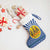 Central African Republic Christmas Stocking with Drumming Kids Beat of Joy Tribal Pattern and Snowflakes - Wonder Print Shop