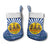 Central African Republic Christmas Stocking with Drumming Kids Beat of Joy Tribal Pattern and Snowflakes - Wonder Print Shop