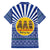 Central African Republic Christmas Family Matching Long Sleeve Bodycon Dress and Hawaiian Shirt with Drumming Kids Beat of Joy Tribal Pattern and Snowflakes - Wonder Print Shop