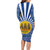 Central African Republic Christmas Family Matching Long Sleeve Bodycon Dress and Hawaiian Shirt with Drumming Kids Beat of Joy Tribal Pattern and Snowflakes - Wonder Print Shop