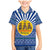 Central African Republic Christmas Family Matching Mermaid Dress and Hawaiian Shirt with Drumming Kids Beat of Joy Tribal Pattern and Snowflakes - Wonder Print Shop