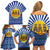 Central African Republic Christmas Family Matching Off Shoulder Short Dress and Hawaiian Shirt with Drumming Kids Beat of Joy Tribal Pattern and Snowflakes - Wonder Print Shop