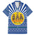 Central African Republic Christmas Family Matching Short Sleeve Bodycon Dress and Hawaiian Shirt with Drumming Kids Beat of Joy Tribal Pattern and Snowflakes - Wonder Print Shop