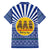 Central African Republic Christmas Family Matching Short Sleeve Bodycon Dress and Hawaiian Shirt with Drumming Kids Beat of Joy Tribal Pattern and Snowflakes - Wonder Print Shop