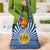 Central African Republic Christmas Grocery Bag with Drumming Kids Beat of Joy Tribal Pattern and Snowflakes - Wonder Print Shop